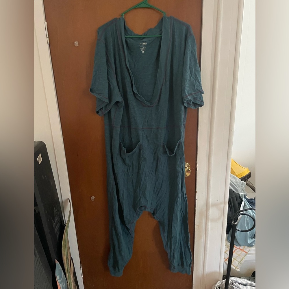 Natural Life Dark Teal Lounge Romper